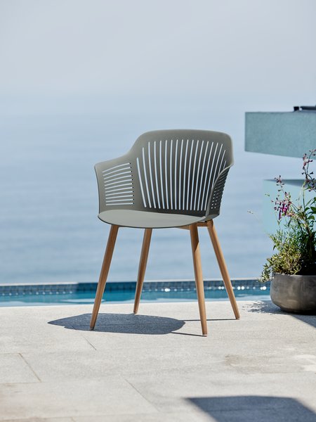 Garden chair VANTORE olive green