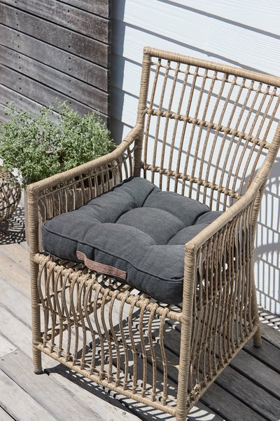 Cojín de jardín para silla LYTTESHOLM gris oscuro