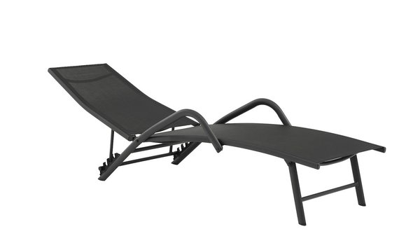 Ležadlo NORDSTRAND Š59xD191 čierna