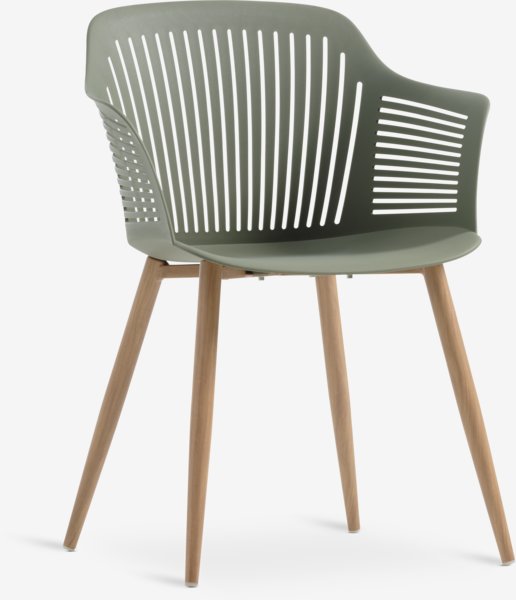 Garden chair VANTORE olive green