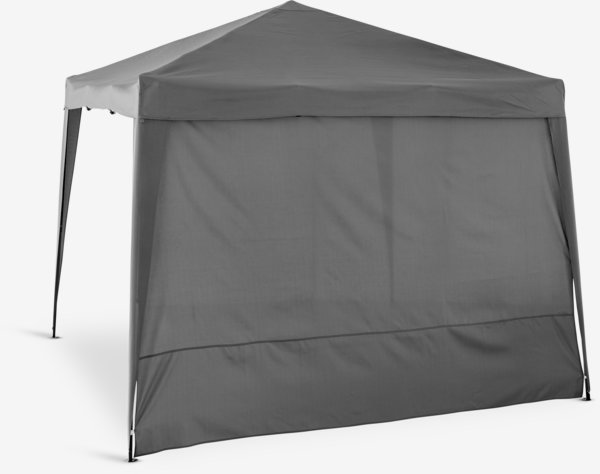 Laterale gazebo JERUP grigio