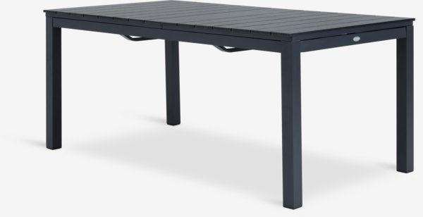 Table VATTRUP L172/276 + 4 chaises AIDT empilable noir