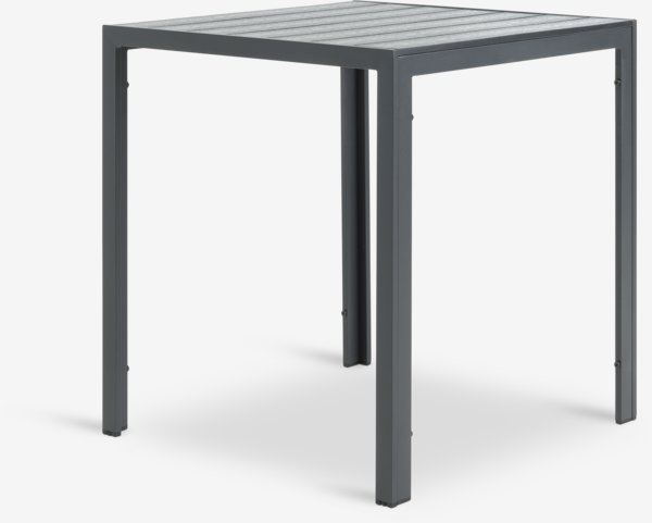 JERSORE L70 table + 2 MELLBY chaises noir