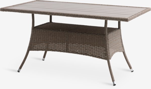 STRIB L150 tafel + 4 GUDHJEM stoel naturel