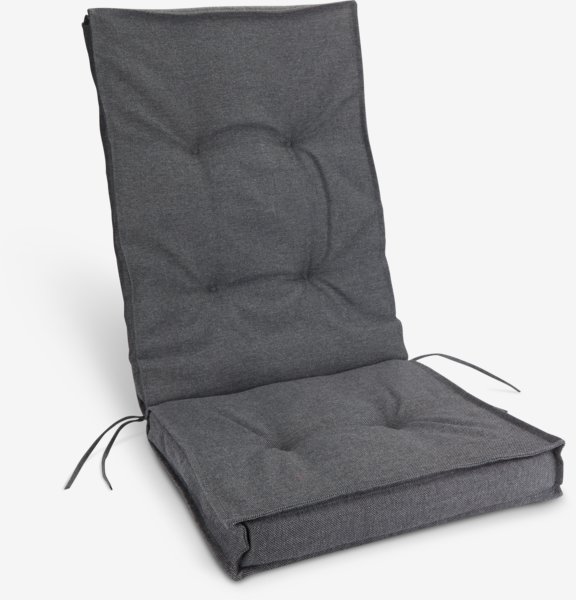 Cojín de jardín para silla reclinable REBSENGE gris oscuro