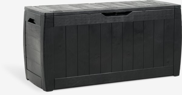 Kussenbox BISNAP B117xH58xD45 zwart