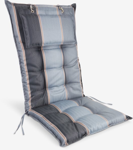 Cuscino da esterno per sedia reclinabile AKKA grigio