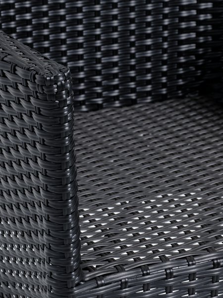 HOBRO L70 bord svart + 2 AIDT stol svart