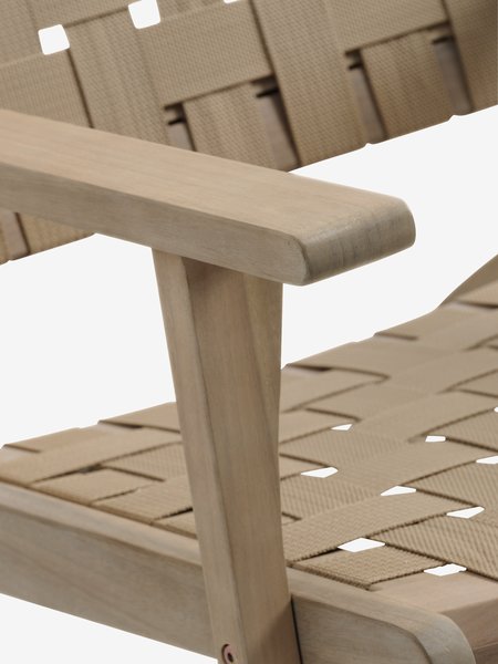 Bašt. lounge stolica SKARA tvrdo drvo