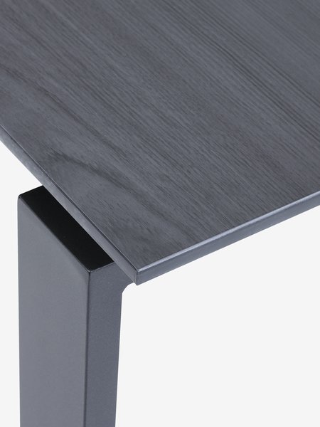 KOPERVIK P215 pöytä + 4 STRANDBY tuoli harmaa