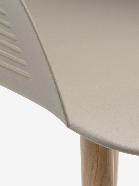 DAGSVAD D190 stol natur + 4 VANTORE stolica pijesak