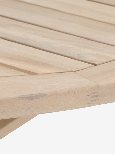 Zahradní stůl HESTRA Ø126 tvrdé dřevo