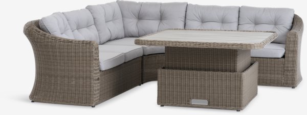 Lounge-Set TAMBOHUSE 5 Personen natur