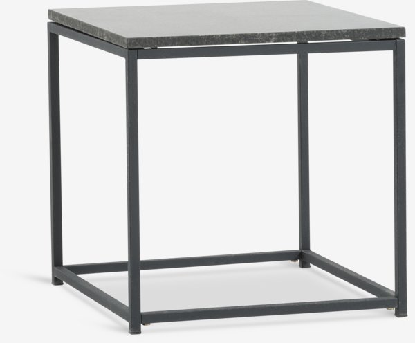 Table d'appoint OLDHUSE l45xL45xH45 noir