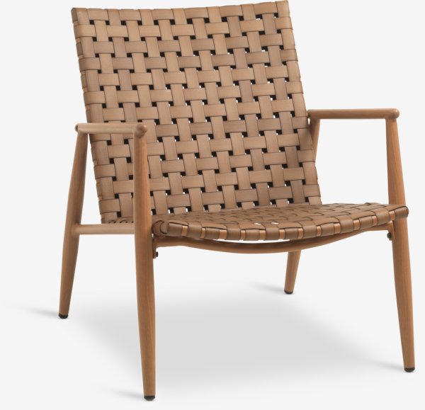 Lounge chair EDDERUP natural