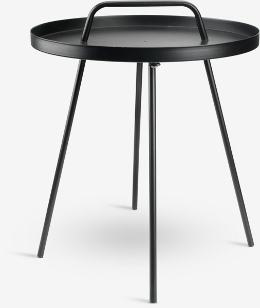 Tavolino IDRE Ø45xH52 cm nero