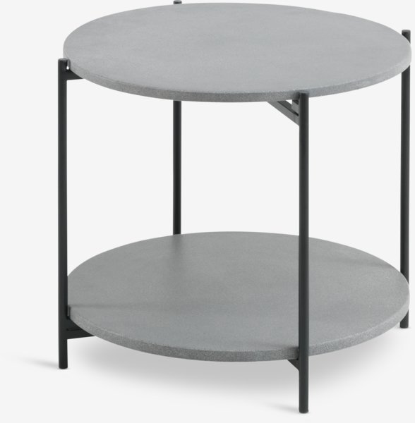 Лаунж столик OTTA д.53см в.46см сірий