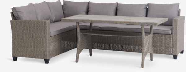Lounge set ULLEHUSE 6-seater natural