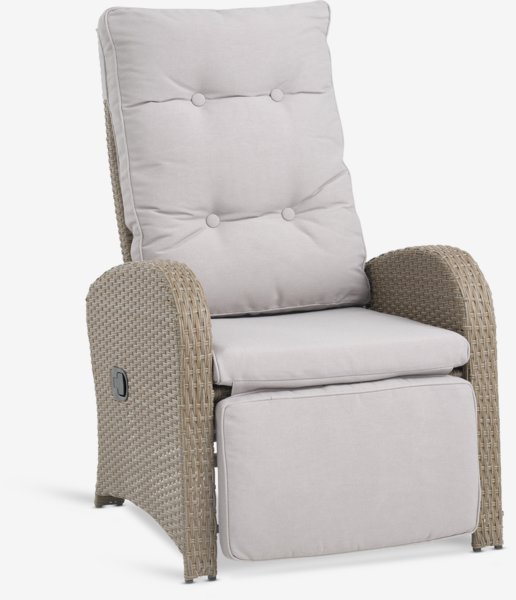 Fauteuil lounge STORD naturel