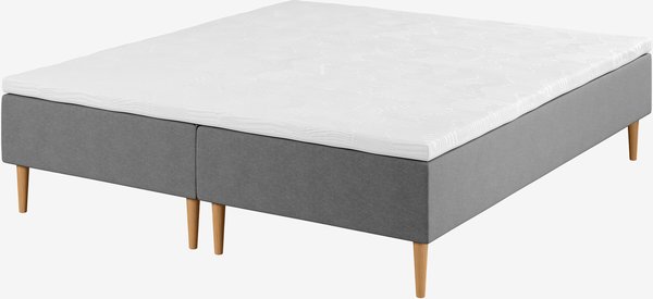 Boxmadras 160x200cm DINGLA PB75 grå-23 DREAMZONE