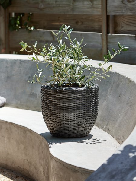 Planter basket SVARTBAK D42xH36 grey