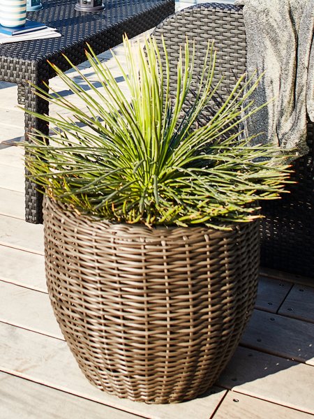 Cesto de jardín SVARTBAK Ø40xA35 natural