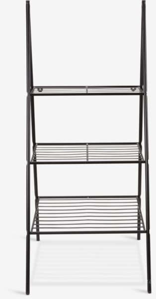 Shelving unit LUSERNBIE W50xL49xH110 black