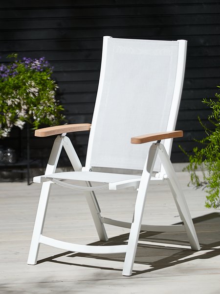 Chaise inclinable SLITE blanc