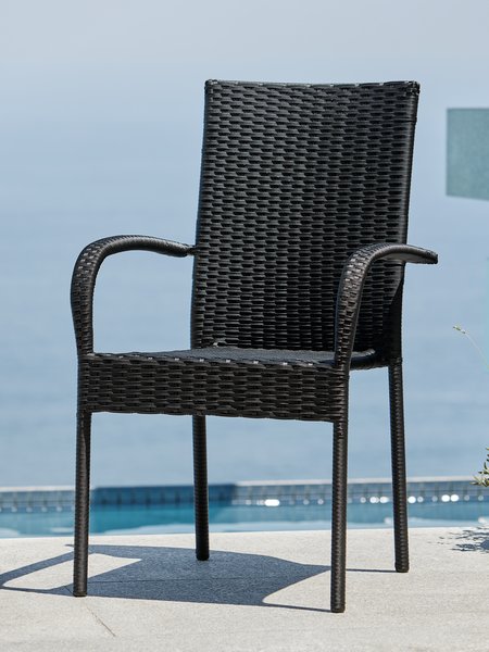 Stacking chair GUDHJEM black