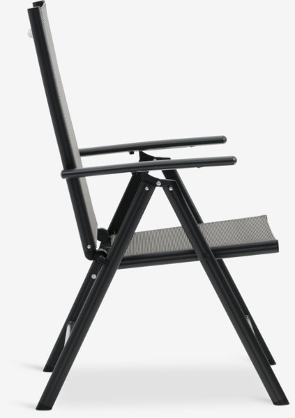 JERSORE L70 table + 2 MELLBY chair black