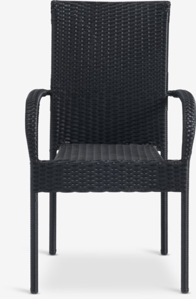 Stacking chair GUDHJEM black