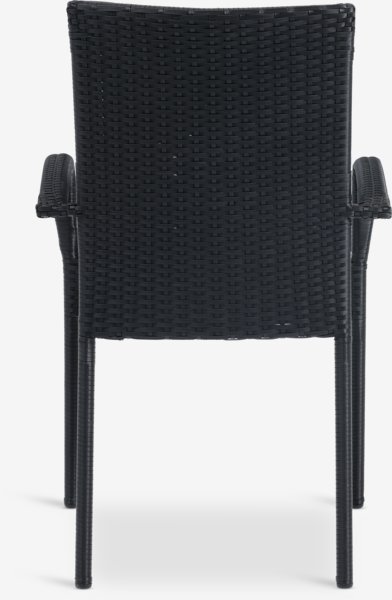 Stacking chair GUDHJEM black