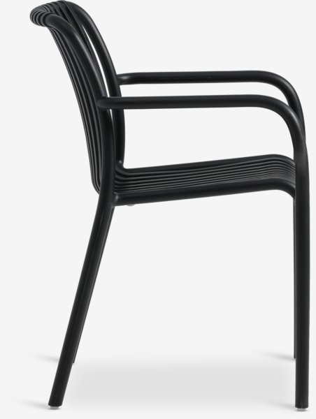 RADSTRUP D60 table + 2 NABBEN chair black