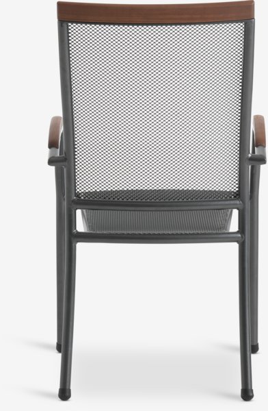 Chaise empilable LARVIK gris