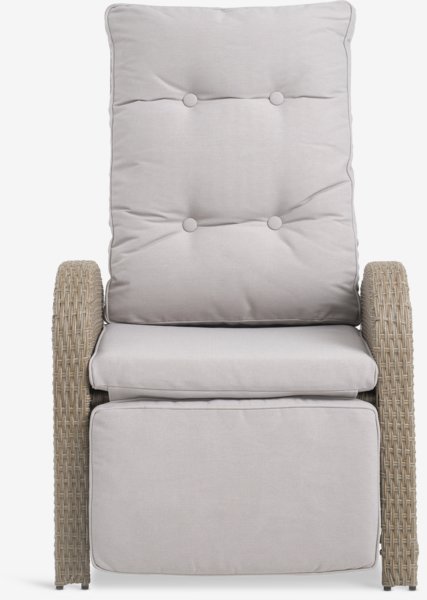 Fauteuil lounge STORD naturel