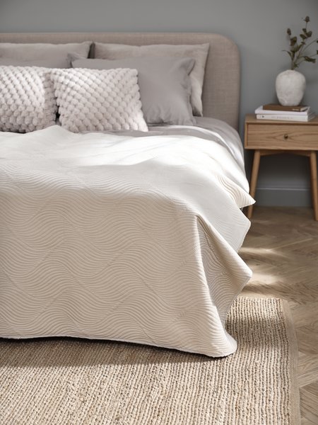 Bed throw GLORIOSA 160x220 beige