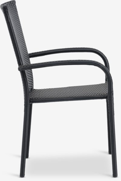 Stacking chair GUDHJEM black