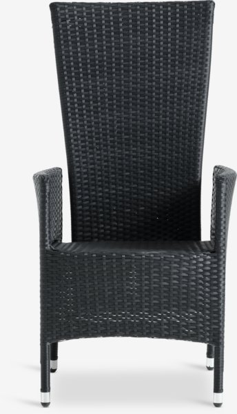 Regulerbar stol SKIVE svart