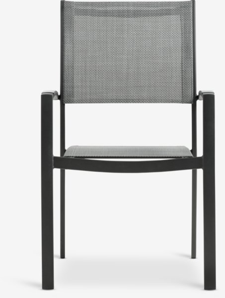 HAGEN Tavolo L214 cm + 4 STRANDBY Sedie grigio