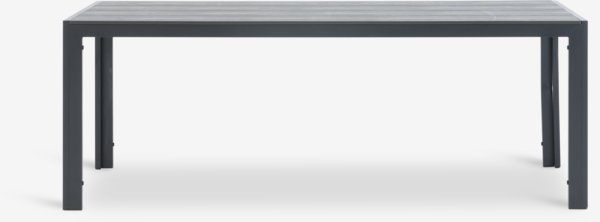 PINDSTRUP L205 table + 4 AIDT chaises gris