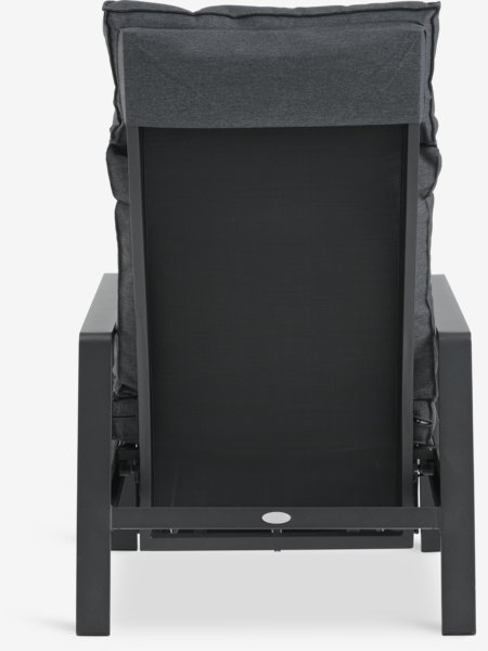 Fauteuil lounge VONGE noir