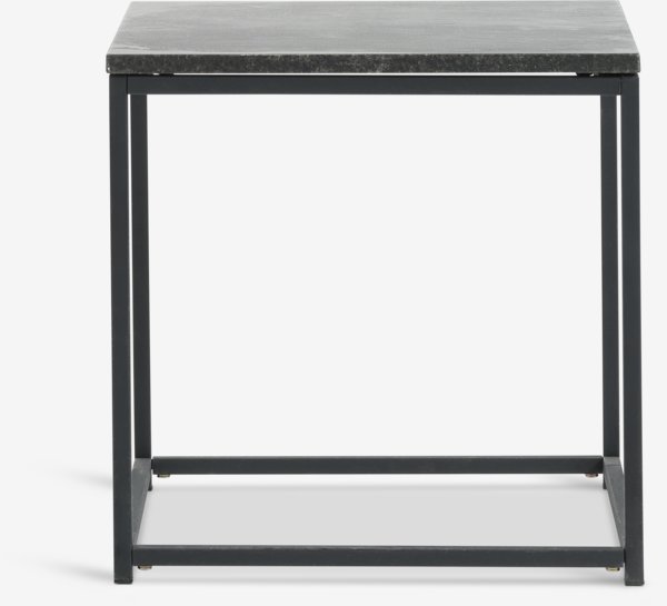 Table d'appoint OLDHUSE l45xL45xH45 noir
