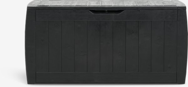 Kussenbox BISNAP B117xH58xD45 zwart