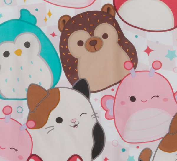 Nevresim seti SQUISHMALLOWS 155x220 pembe