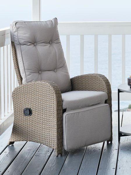 Fauteuil lounge STORD naturel