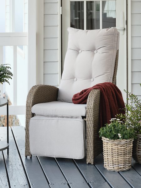 Fauteuil lounge STORD naturel