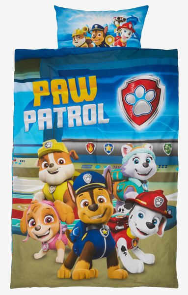 Påslakanset PAW PATROL 150x210 blå