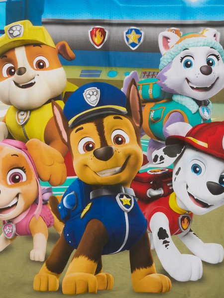 Påslakanset PAW PATROL 150x210 blå