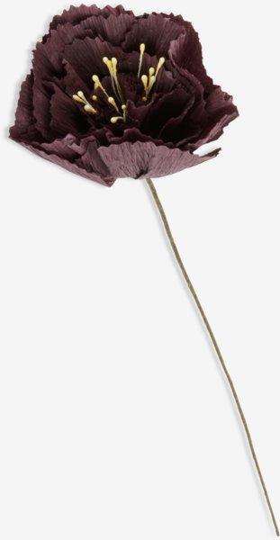 Artificial flower PER H40cm purple