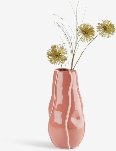 Vaza ULF Ø15xV30cm roza